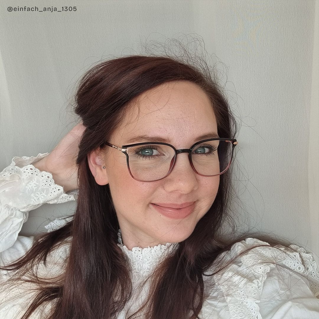 Mander Schwarz-Lila Quadratisch Brille8