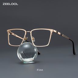 Finn Gold Rechteckig Brille1