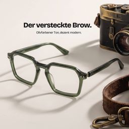Brendan Grün Geometrisch Brille3