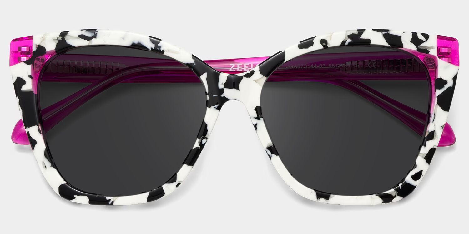 Kira Butterfly Style in Kuhmuster Sonnenbrille | ZEELOOL1