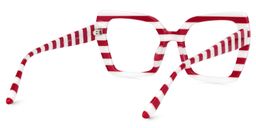 Pavia Weiß-Rot Schmetterling Brille3