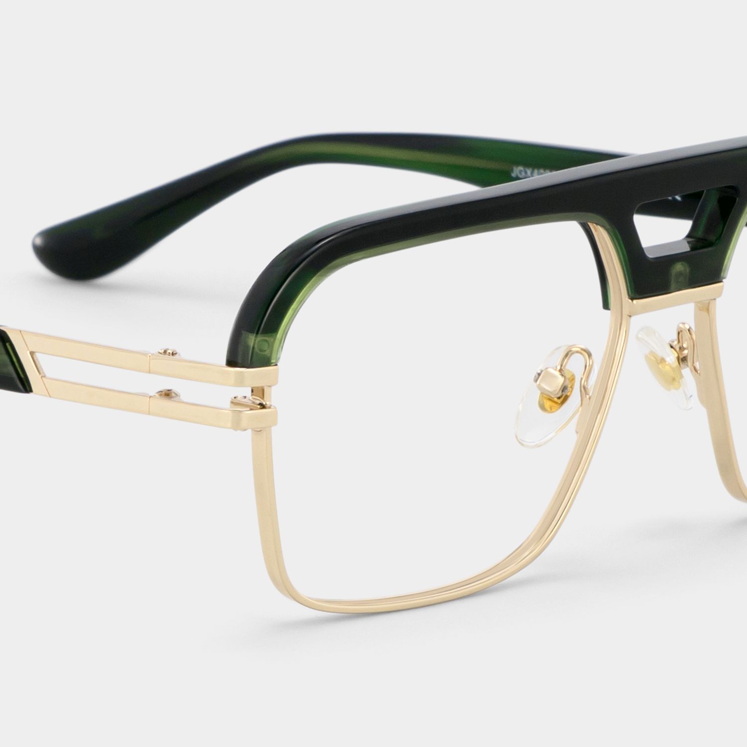 Griff Dunkelgrün Pilot Brille5