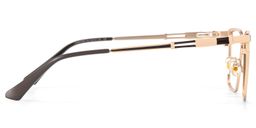 Finn Gold Rechteckig Brille5