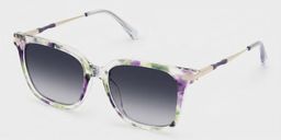 Jacqui Lila-Grün Quadratisch Brille2