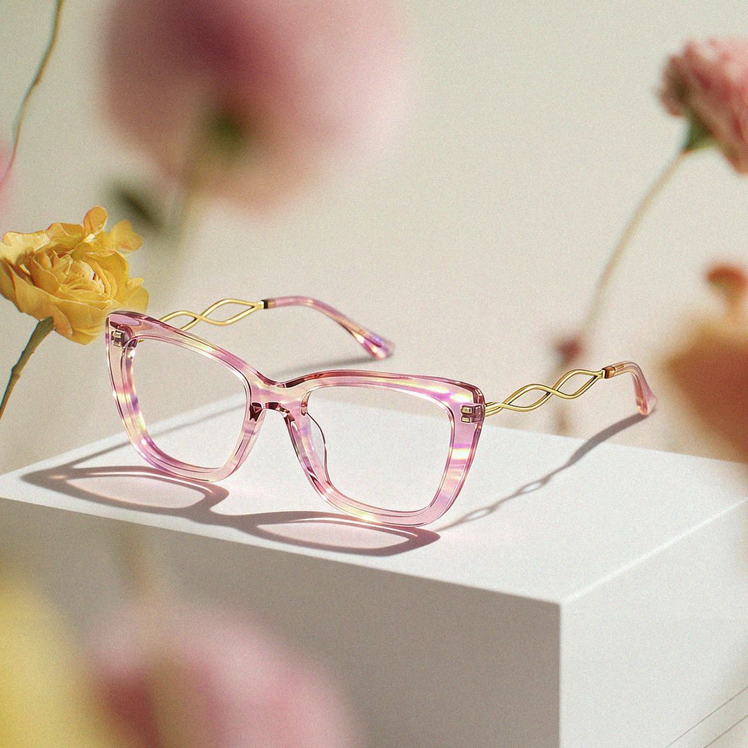 Remi Rosa Schmetterling Brille2