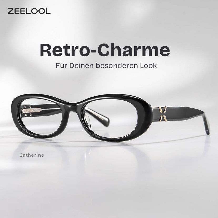 Catherine Schwarz Oval Brille