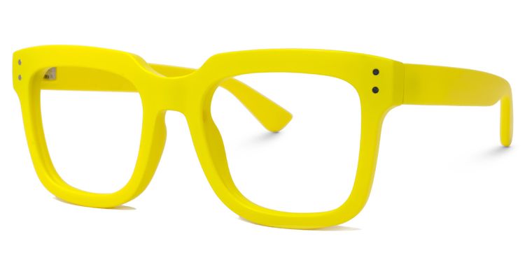 Liizbeett Gelb Quadratisch Brille