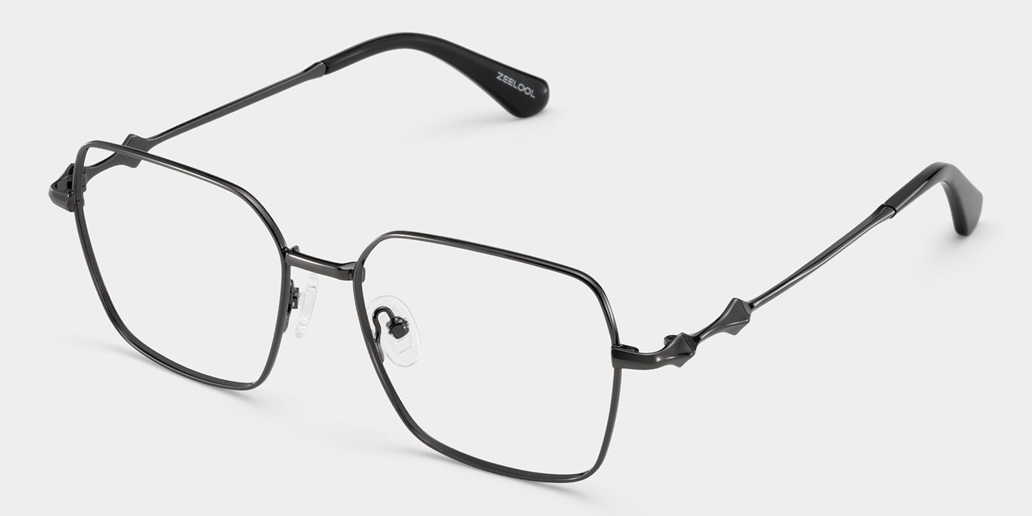 Kayla Schwarz Geometrisch Brille3