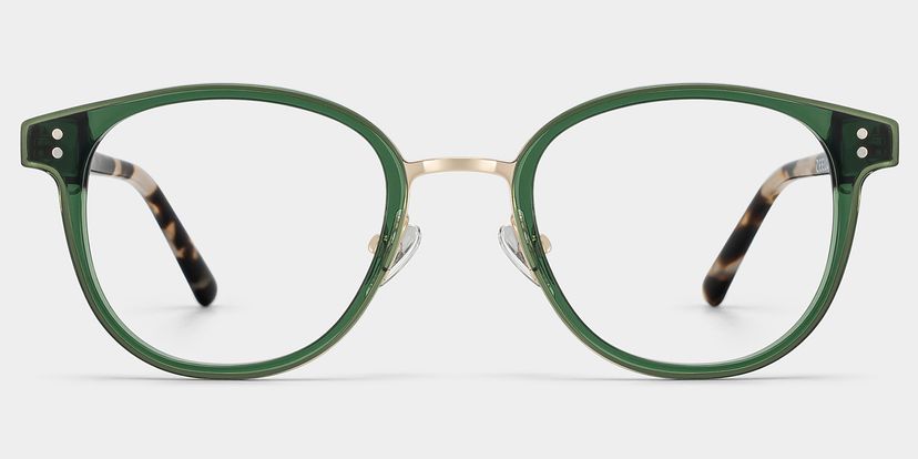 Matthew Grün Rund Brille