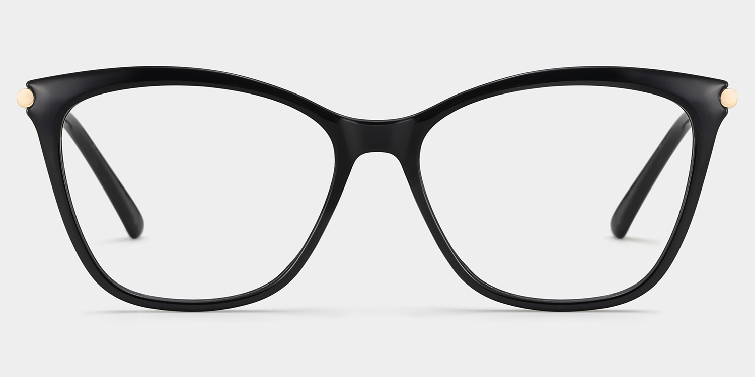 Emma Schwarz Quadratisch Brille2