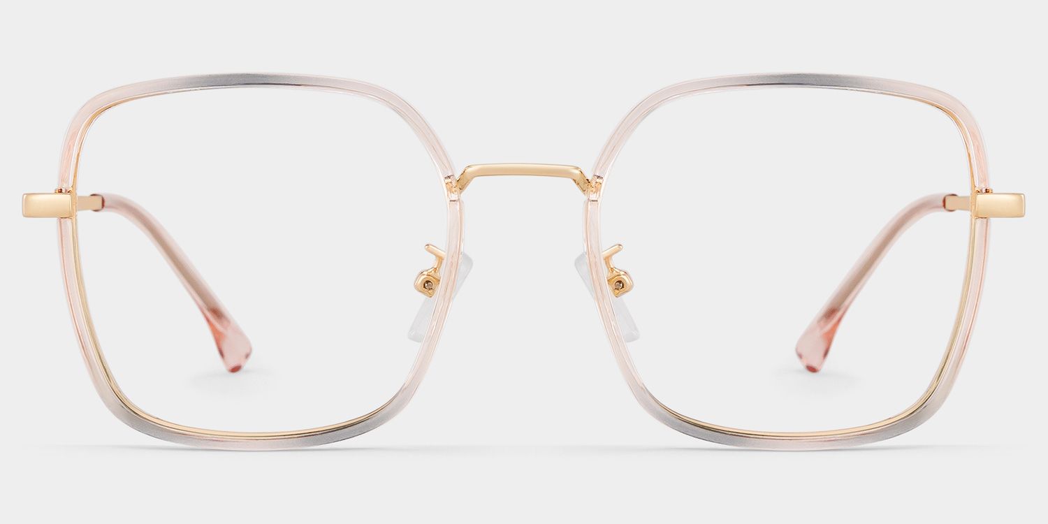 Kelby Rosa-Blau Quadratisch Brille0