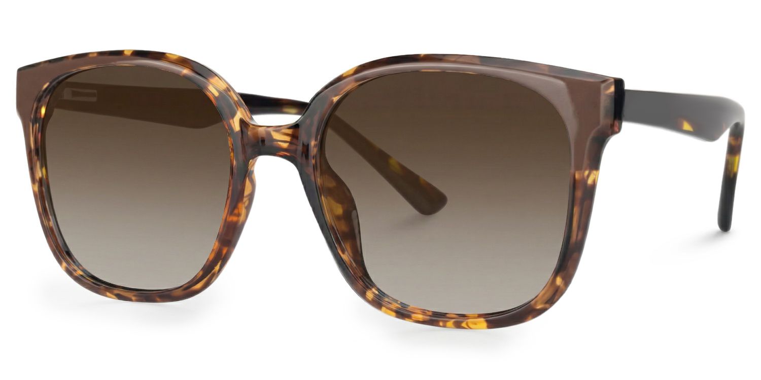 Siner Square Tortoise Sonnenbrillen für Damen und Herren | ZEELOOL1