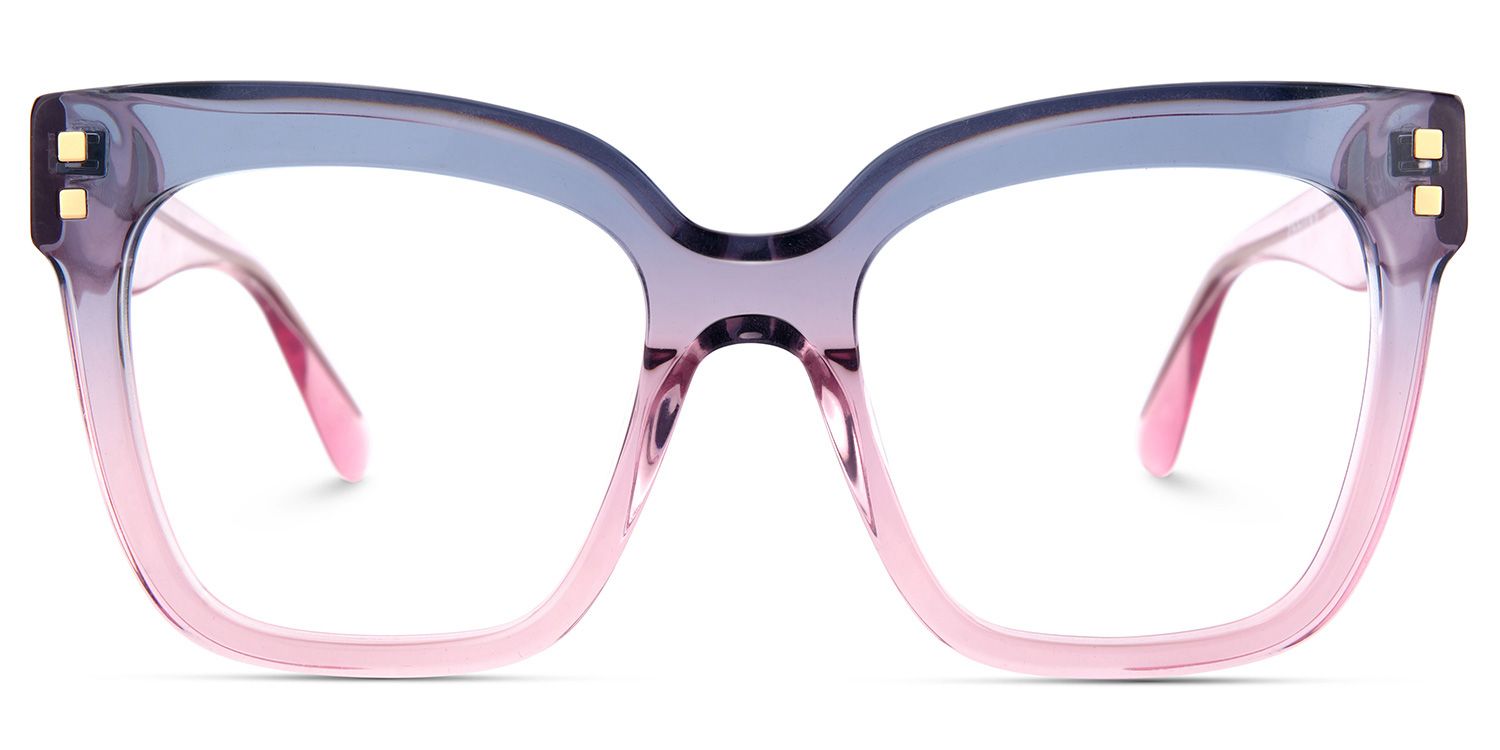 Minguela Grau-Rosa Quadratisch Brille0