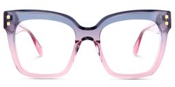 Minguela Grau-Rosa Quadratisch Brille0