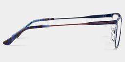 Roxana Blau Rechteckig Brille6