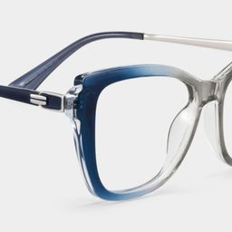Winda Blau Schmetterling Brille6