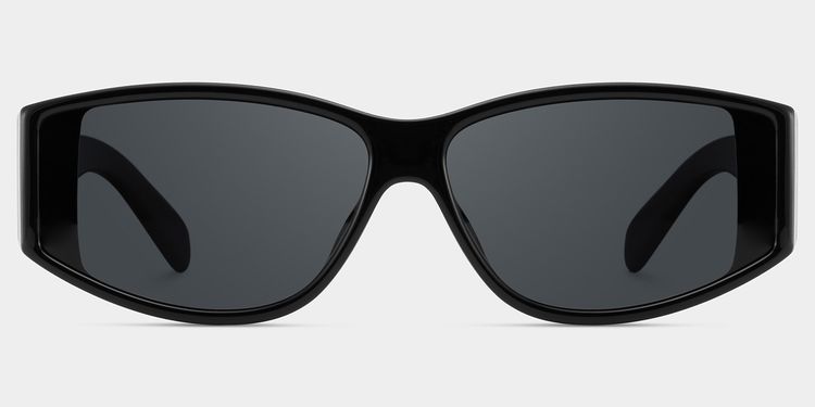 Gino Schwarz Geometrisch Sonnenbrille