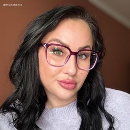 Donnalyn Lila Quadratisch Brille7