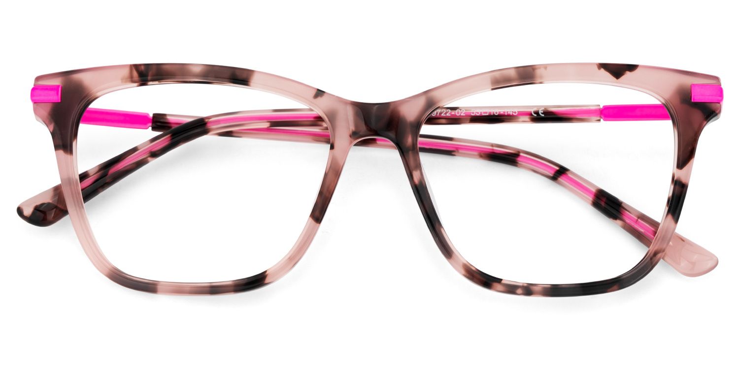 Eliot Rosa-Tortoise Rechteckig Brille2