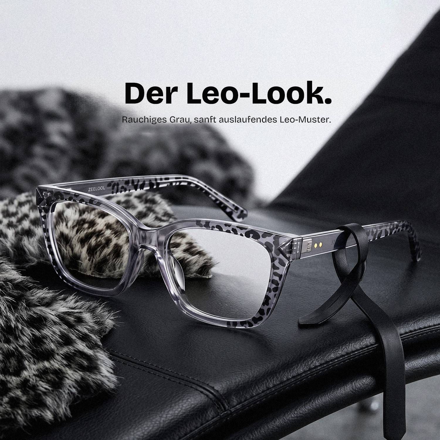 Victoria Graue Quadratische Brille | ZEELOOL0