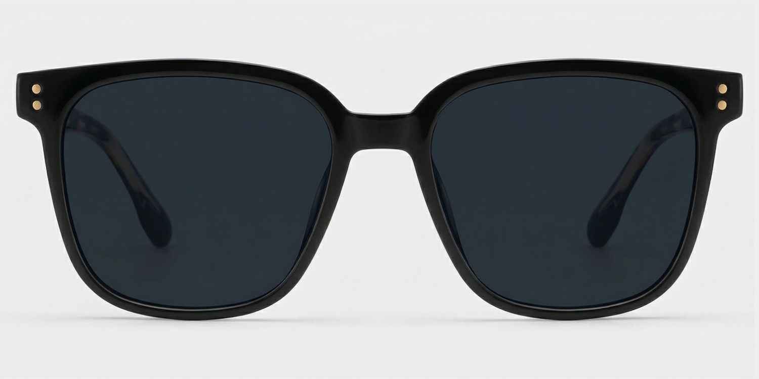 Donnalyn Tr90 Schwarz Square Sonnenbrille | ZEELOOL0