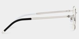 Tianna Weiß Rechteckig Brille5