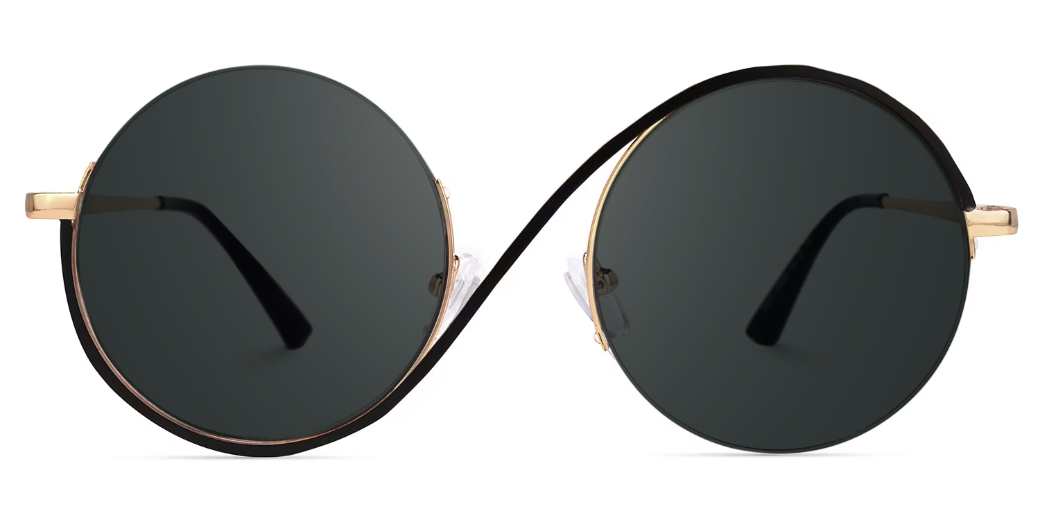 Alina Schwarz Rund Brille