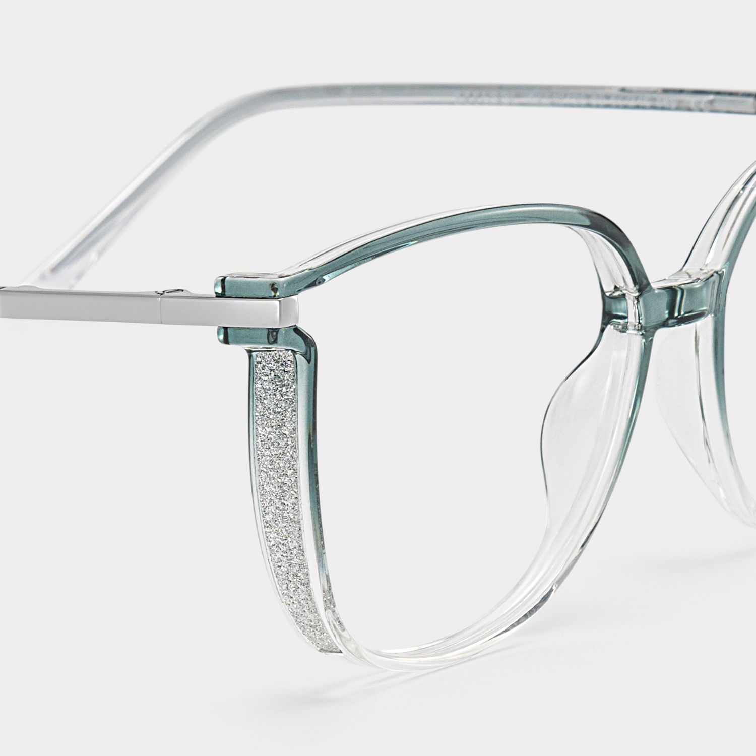 Walden Graugrün Cateye Brille5