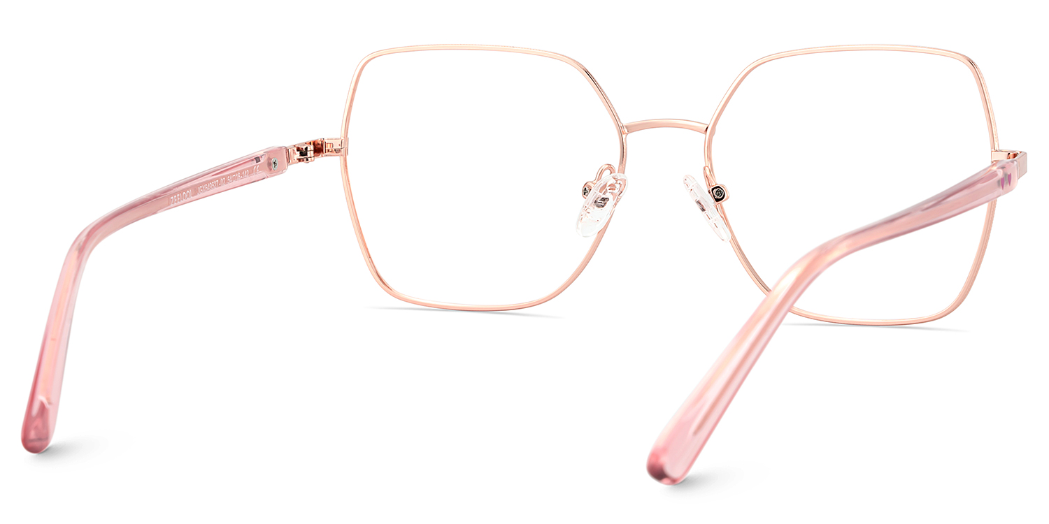Billie Gold Geometrisch Brille5