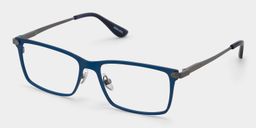 Alexander Blau Rechteckig Brille3
