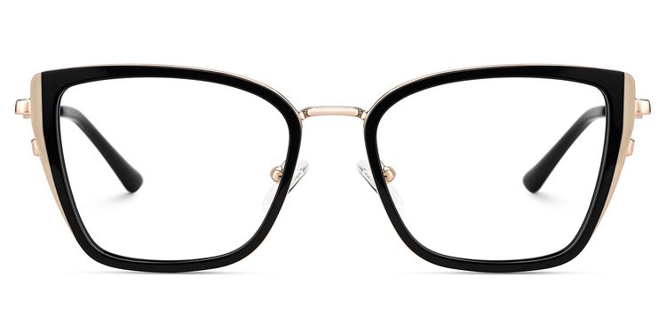 Juniper Schwarz Rechteckig Brille