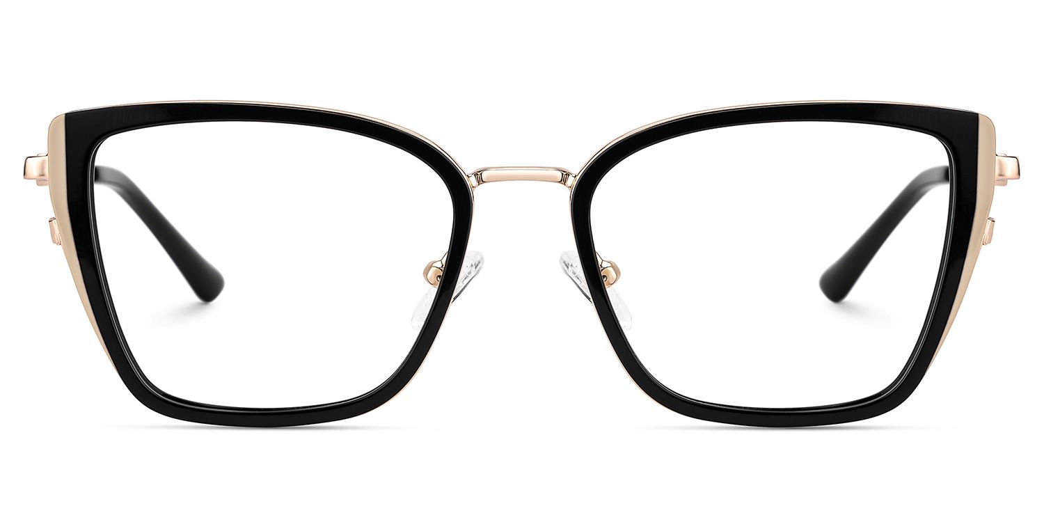 Juniper Schwarz Rechteckig Brille0