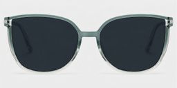 Walden Graugrün Quadratisch Sonnenbrille0