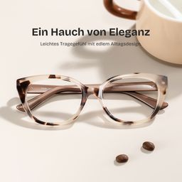 Charlotte Tortoise Cateye Brille2