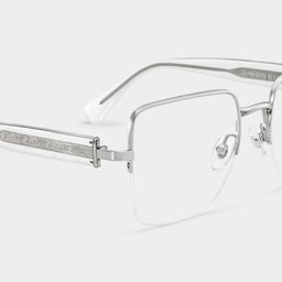 Lauren Silber Quadratisch Brille5