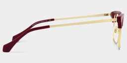 Nathan Rot Browline Brille6