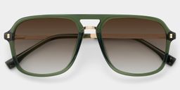 Berkeley Grün Pilot Sonnenbrille1