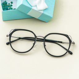 Ofelia Schwarz Geometrisch Brille0