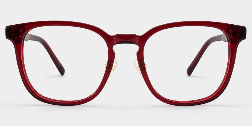 Hailey Rot Quadratisch Brille