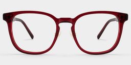 Hailey Rot Quadratisch Brille3