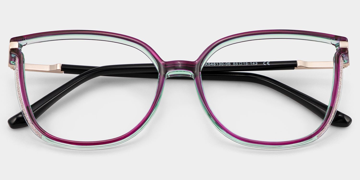 Walden Lila Cateye Brille3