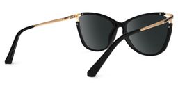 Pace Schwarz Cateye Brille2