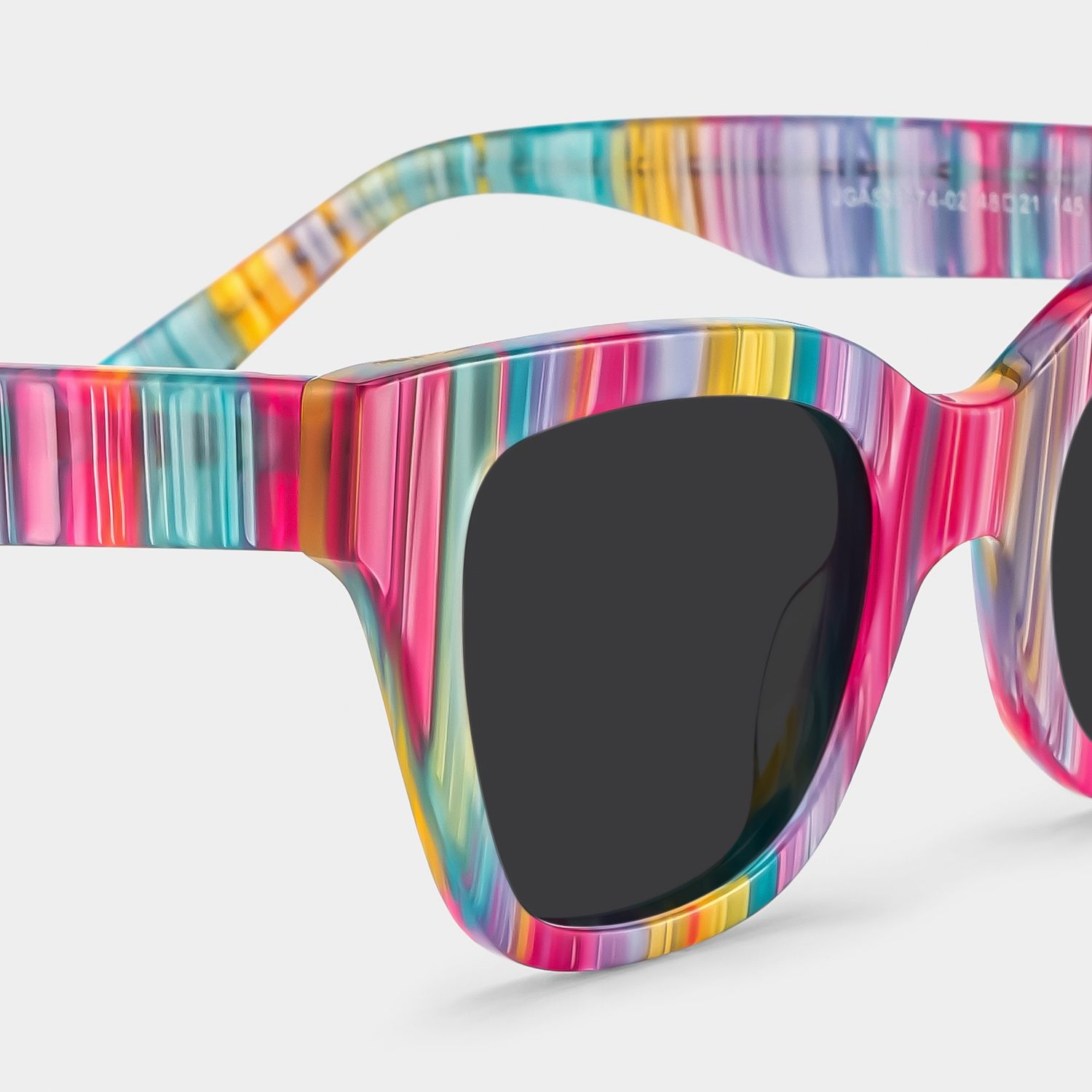 Nereyda Cat Eye Bunt Rahmen-Sonnenbrille im Online-Sale | ZEELOOL4
