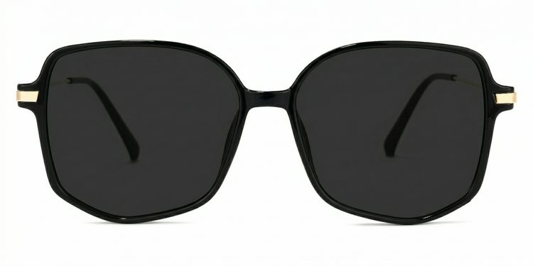 Payton Schwarz Geometrisch Sonnenbrille