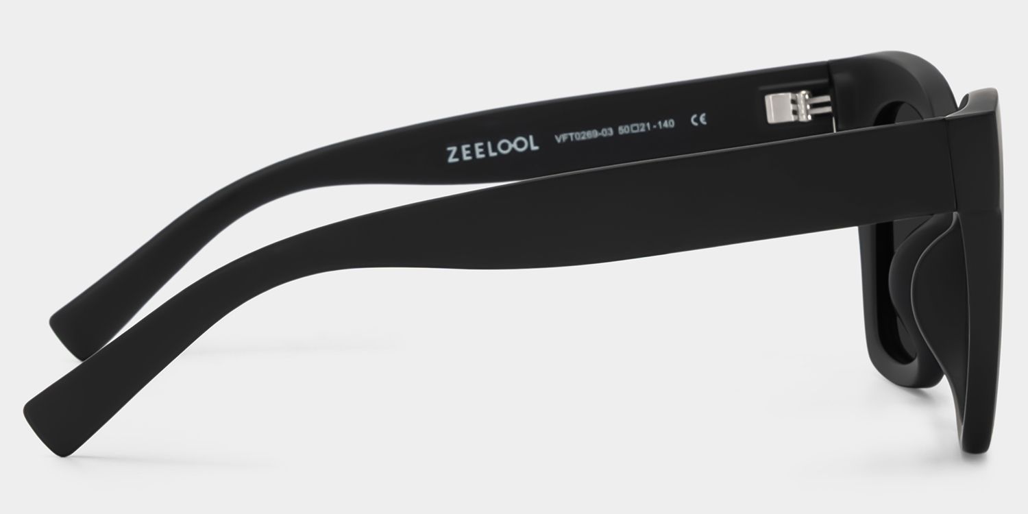 Malcolm Schwarz Quadratisch TR90 Brille3