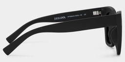 Malcolm Schwarz Quadratisch Sonnenbrille3