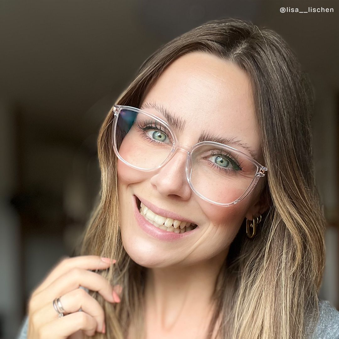 Walden Weiß Cateye Brille7