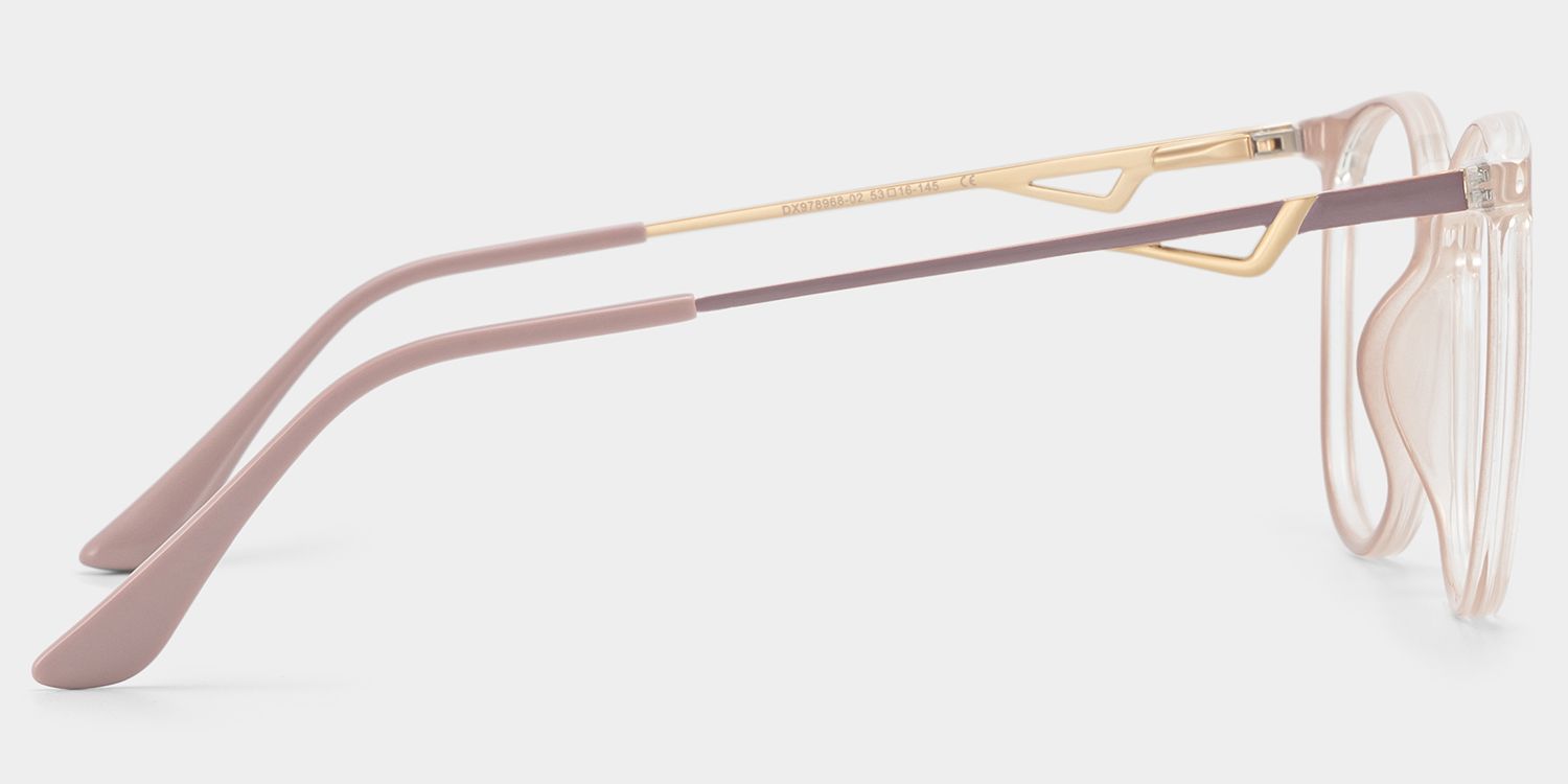 Babbage Hellbraun Rund Brille3