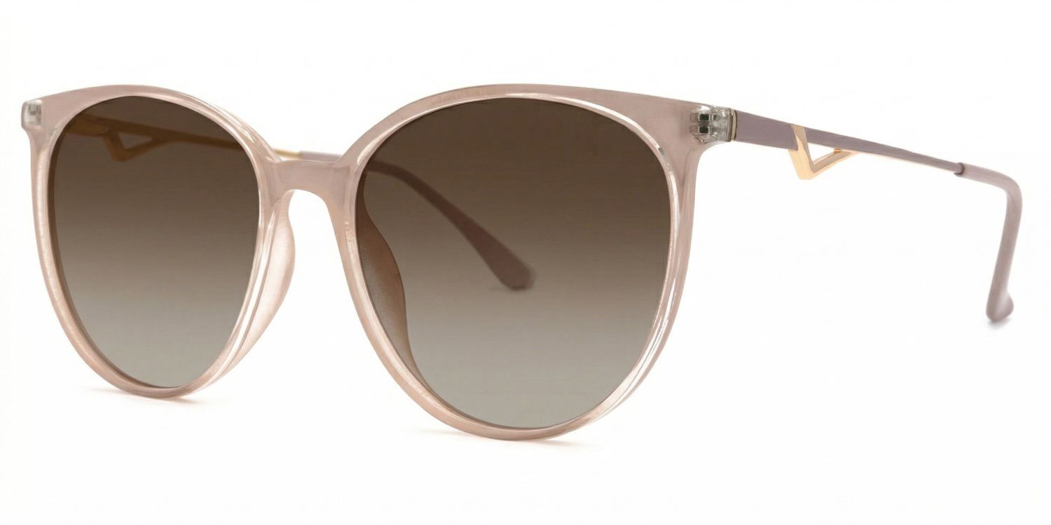 Babbage Hellbraun Rund Brille1