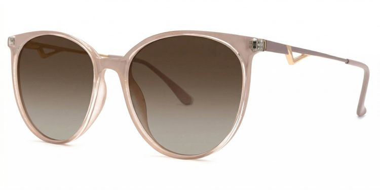 Babbage Hellbraun Rund Brille